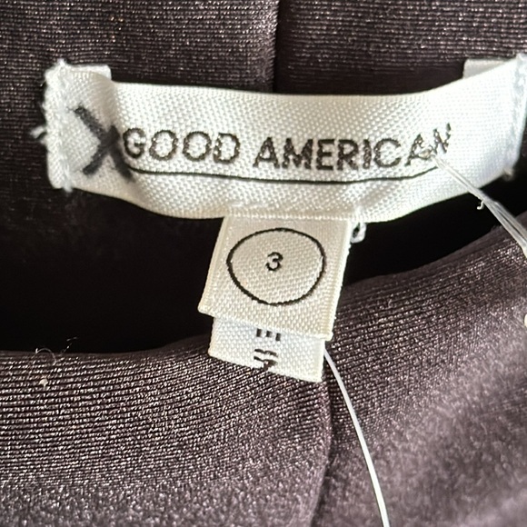 NWT Good American sz 3 High shine Boss biker shorts - Picture 6 of 7